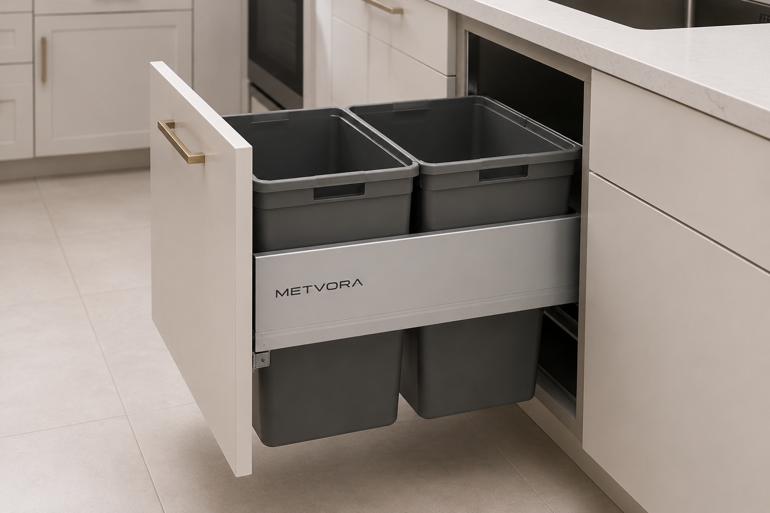 Vora Side By Side Pull-Out Bin
